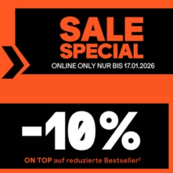 SportScheck: bis zu 50% Rabatt im Sale + 10% Extra-Rabatt