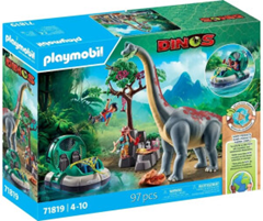 PLAYMOBIL Dinos Brachiosaurus-Begegnung mit Luftkissenboot für 46,76€ (Vergleich: 60,99€)