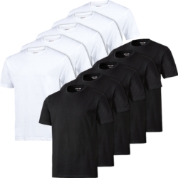 5er Pack Herren T-Shirts Rundhals (verschiedene Farben) für 33,99€ (statt 49,99€)