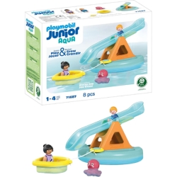 PLAYMOBIL Badeinsel mit Wasserrutsche für 11,40€ (Vergleich: 18,94€)