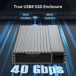 ZIKE 40Gbps M.2 NVMe SSD Gehäuse für 80,69€ (Vergleich: 99,99€)