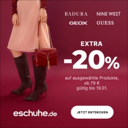 eSchuhe: 20% Extra-Rabatt auf ausgewählte Produkte ab 79€