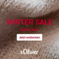 s.Olver: bis zu 50% Rabatt im Wintersale + 20% Extra-Rabatt als Member