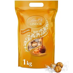Lindt LINDOR Schokoladen Kugeln Caramel (1 kg) für 25,10€ (Vergleich: 34,55€)