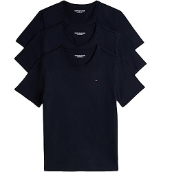 Tommy Hilfiger Herren T-Shirt (3er Pack) für 26,48€ (Vergleich: 39,94€)