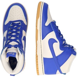 Nike Dunk High Herren Sneaker (FV6612-001) in Blau/Weiß für 59,99€ (Vergleich: 89€)