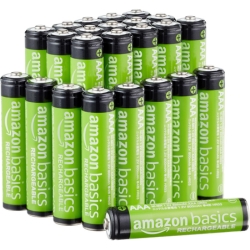 Amazon Basics 24er-Pack wiederaufladbare AAA-NiMH-Akkus (800 mAh) für 11,37€ (Vergleich: 19,94€)