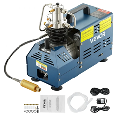 VEVOR Hochdruckkompressor (1800W, 300 Bar / 4500 PSI) mit Wasserkühlung für 162,74€