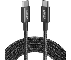 Anker USB-C auf USB-C Kabel (3m, 100W, Nylon) für 7,49€ (Vergleich: 9,99€)
