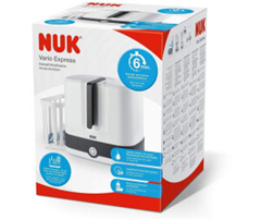 NUK Vario Express Flaschen-Sterilisator (Dampf, 6 Flaschen) für 41,99€ (Vergleich: 51,65€)