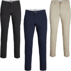 JACK & JONES Herren Slim Fit Chino (versch. Farben/Größen) ab 18,99€ (Vergleich: 24,90€)