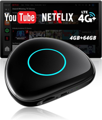 ATOTO AI Box (Wireless CarPlay/Android Auto Adapter, 4GB/64GB)