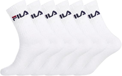 6 Paar FILA Sportsocken (Baumwoll-Mix, Weiß) für 8,73€ (Vergleich: 14,99€)