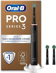 Oral-B Pro Series 3 (Black Edition + 3 Bürstenköpfe) für 49,99€ (Vergleich: 57,90€)