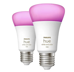 PHILIPS Hue E27 Color Doppelpack (1100lm) für 39,99€ (VG: 63,98€)