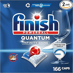 Finish Quantum Infinity Shine Spülmaschinentabs (166 Stück) für nur 24,47€ im Sparabo