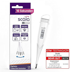 scala SC 28 flex Fieberthermometer (10 Sek. Messzeit, flexible Spitze) für 3,99€