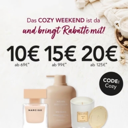 Parfümerie Pieper: Cozy Weekend mit bis zu 20% Rabatt auf eure Bestellung