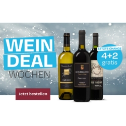 Die Weinbörse: 4+2 gratis-Aktion und zusätzlich 25% Extra-Rabatt