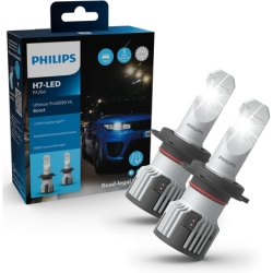Philips Ultinon Pro6000 Boost H7-LED (Straßenzulassung, +300% Licht) für 69,39€ (Vergleich: 79,89€)