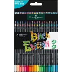 Faber-Castell Black Edition Buntstifte (36er Etui) für 10,78€ (Vergleich: 15,80€)