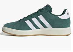 adidas Grand Court Base 00s Sneaker (Wildleder, Grün/Weiß) für 32,49€ (Vergleich: 46,94€)