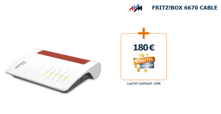 Vodafone GigaZuhause 250 Kabel mit der AVM FRITZ!Box 6670 Cable für effektiv 21,74€/Monat