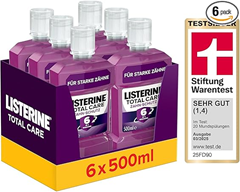 6er-Pack LISTERINE Total Care Zahn-Schutz Mundspülung (6 x 500 ml) für nur 17,59€ im Sparabo (VG: 26,71€)