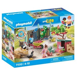 PLAYMOBIL myLife Kleine Hühnerfarm im Tiny House Garten (71510) für 16,10€ (Vergleich: 21,99€)