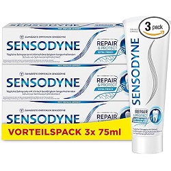 3x 75ml Sensodyne Repair & Protect Zahnpasta für 9,94€ im Sparabo (Vergleich: 12,57€)