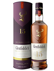 Glenfiddich 15 Jahre Single Malt Scotch Whisky (0,7 l in Geschenkverpackung) für 37,99€ (VG 49,98€)