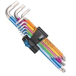 Wera Edelstahl-Winkelschlüsselsatz (9-teilig, mit Haltefunktion) für 36,98€ (Vergleich: 43,57€)