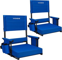 VIVOHOME Stadionsitze mit Rückenlehne (2er-Pack) für 69,59€