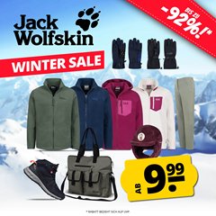 SportSpar: Jack Wolfskin Winter Sale mit bis zu 92% Rabatt