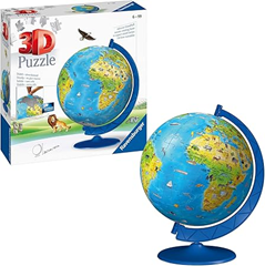 Ravensburger 3D Puzzle-Ball „Kinderglobus“ (180 Teile) für 13,73€ (Vergleich: 24,99€)