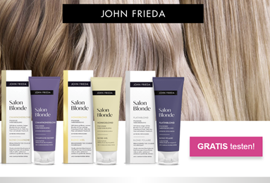 John Frieda Salon Blonde Pflegende Farbveredelung völlig kostenlos testen
