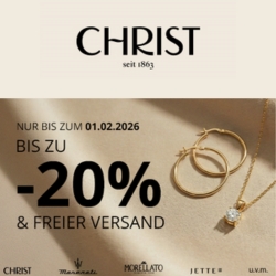 Christ: bis zu 20% Rabatt auf Accessoires + gratis Versand