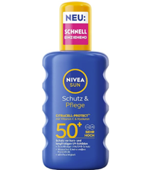 NIVEA SUN Schutz & Pflege Sonnenspray LSF 50+ (200 ml) für 7,17€ (Vergleich: 13,94€)