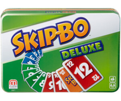 Mattel Games Skip-Bo Deluxe (in Metallbox) für 16,99€ (Vergleich: 23,27€)