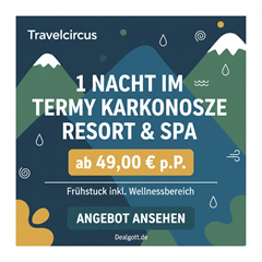[Riesengebirge] 1 Nacht im Termy Karkonosze Resort & Spa ab 49,00€ pro Person inkl. Frühstück, Wellness
