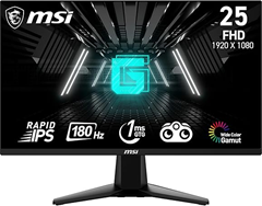 MSI G255F 24,5 Zoll Gaming-Monitor (180 Hz, 1ms) für 89,00€ (Vergleich: 113,29€)