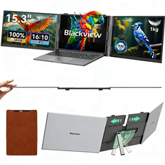 Blackview 15,3″ Tragbarer Dual-Screen-Monitor für nur 181,60€