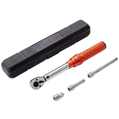 VEVOR Drehmomentschlüssel 1/4 Zoll (2,3 – 23 Nm) im Set mit Adaptern für 21,07€