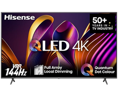 Hisense 75E7NQ Pro 75 Zoll 4K QLED TV (144Hz, HDMI 2.1) für 799,00€ (Vergleich: 958,80€)