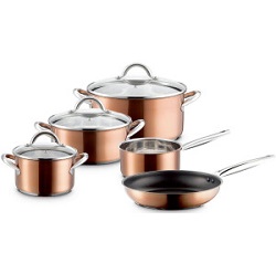 MÄSER Asterion Edelstahl Topfset (8-teilig, Induktion) für 47,69€ (Vergleich: 59,99€)