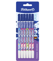 6er-Pack Pelikan Super Pirat Tintenkiller (Mix aus Fein & Breit) für nur 3,52€ im Sparabo