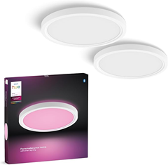 Philips Hue Devote Smart LED-Panel rund 2er-Pack (30cm, White & Color) für 115,39€ (Vergleich: 149,99€)
