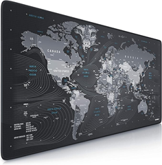 TITANWOLF XXL Speed Gaming Mauspad (900x400mm, Weltkarte-Design) für 12,70€ (Vergleich: 15,85€)