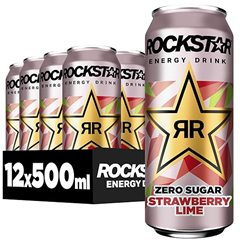 12er Palette Rockstar Energy Drink Strawberry Lime Zero (je 500 ml) für 10,79€ im Sparabo