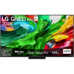 LG 65QNED86A6A 65 Zoll 4K QNED TV (120Hz/144Hz, Modell 2025) für 749€ (Vergleich: 899,74€)